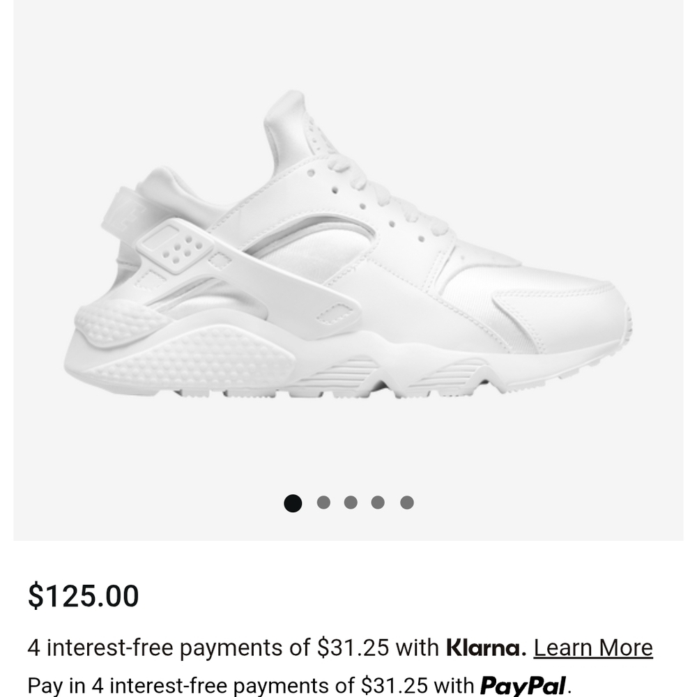 Nike Air White Athletic Sneakers
